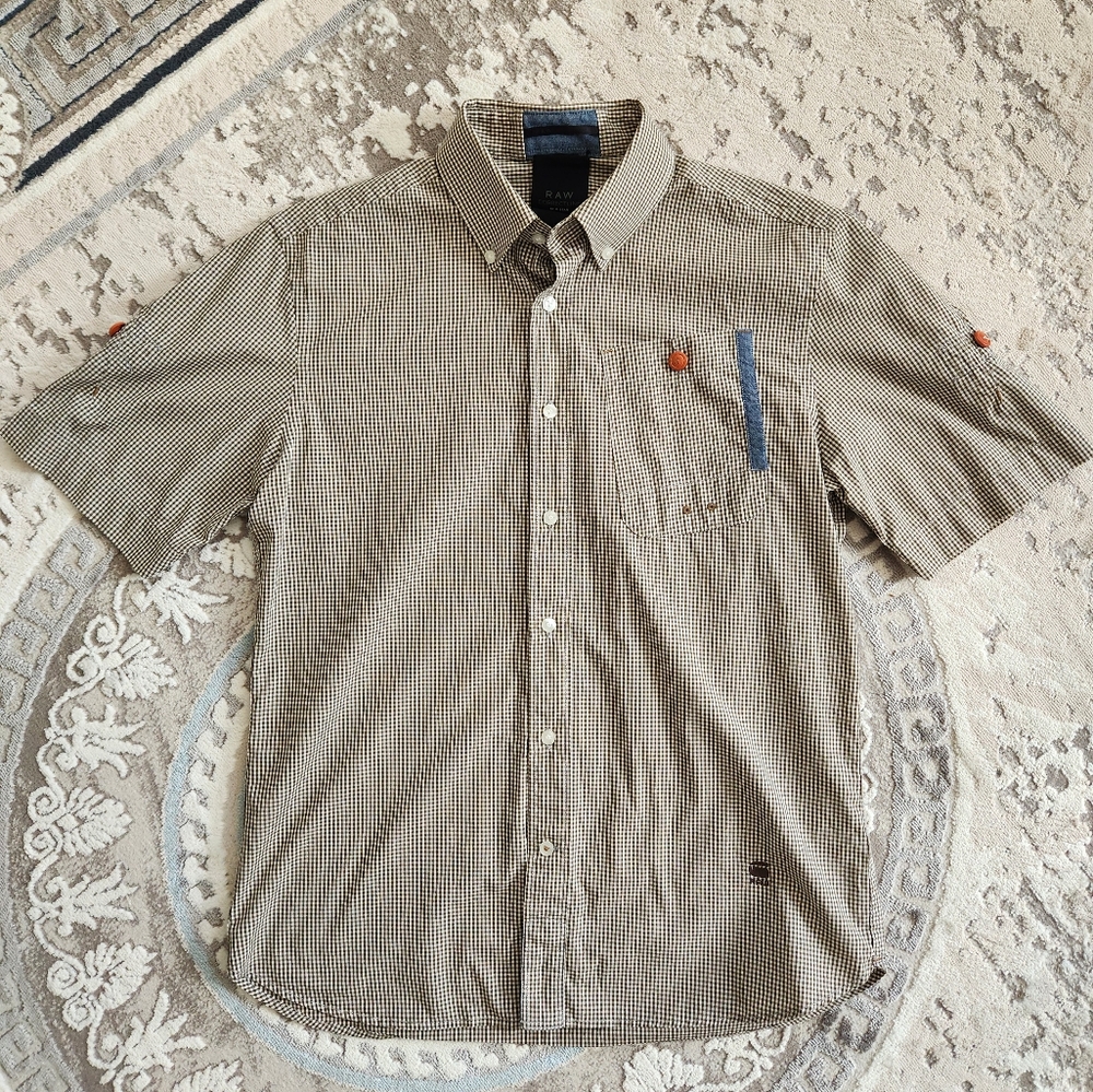 Gstar Raw mens button-up dress shirt